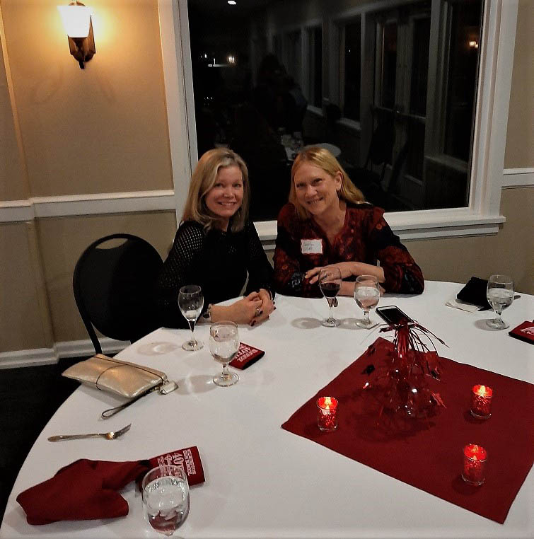 WHS79 40TH YEAR REUNION - ANDREA BRAND AND CAROLYN LITTLE 