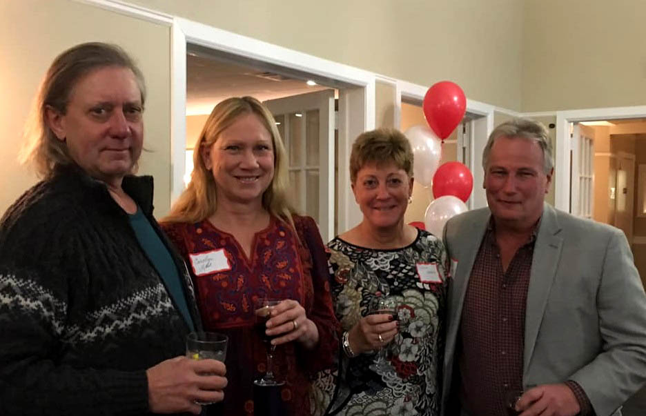 WHS79 40TH YEAR REUNION - Carolyn Little and husband - Donna Hedrick and Dave Derrick
