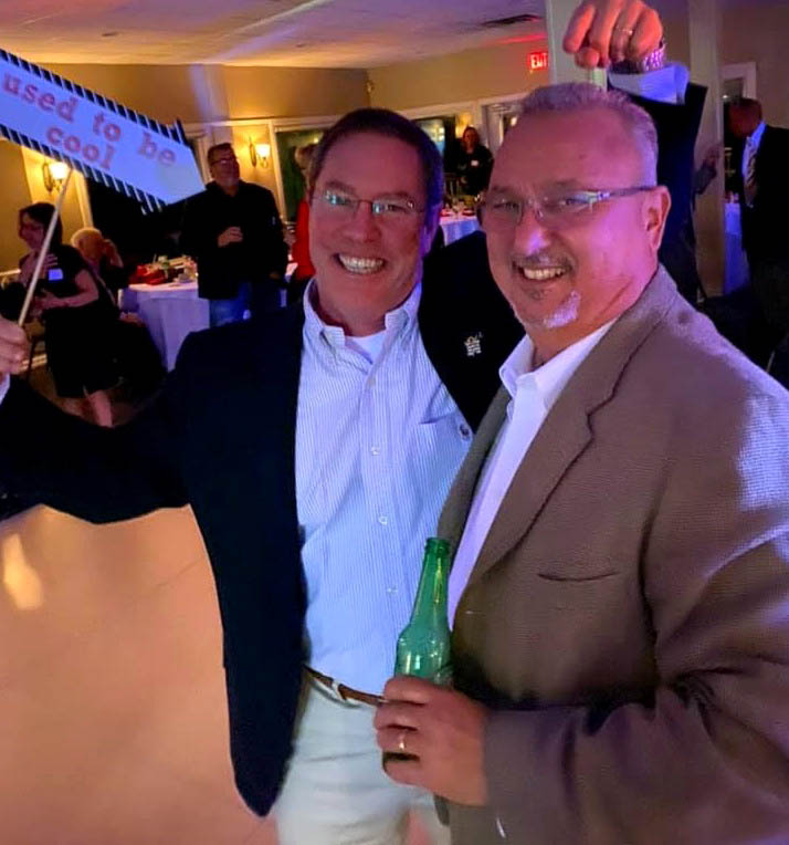 WHS79 40TH YEAR REUNION - DENNIS BRADY AND LOUIE DAMICO