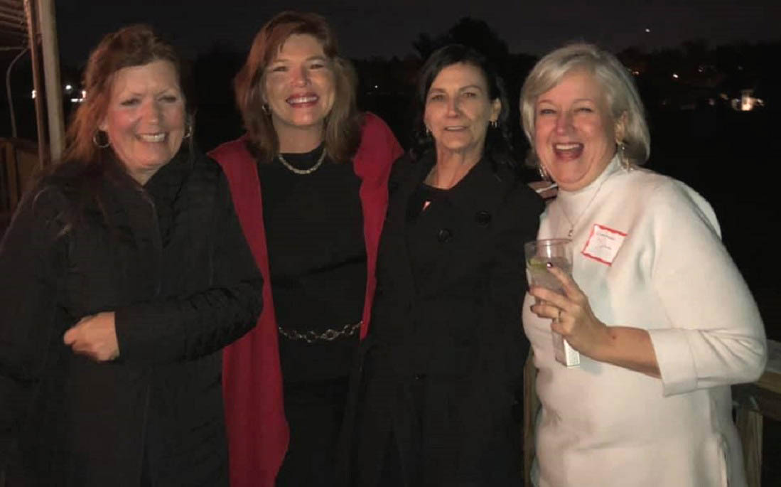 WHS79 40TH YEAR REUNION - DINEEN WOODS - DONNA HUTCHINSON RUPAUNO - TERRY REMBECKI  BOURDON - MARIANNE DOLAN