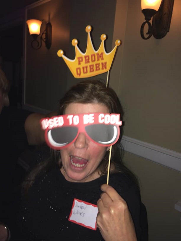 WHS79 40TH YEAR REUNION - Dineen Woods at 40th with mask