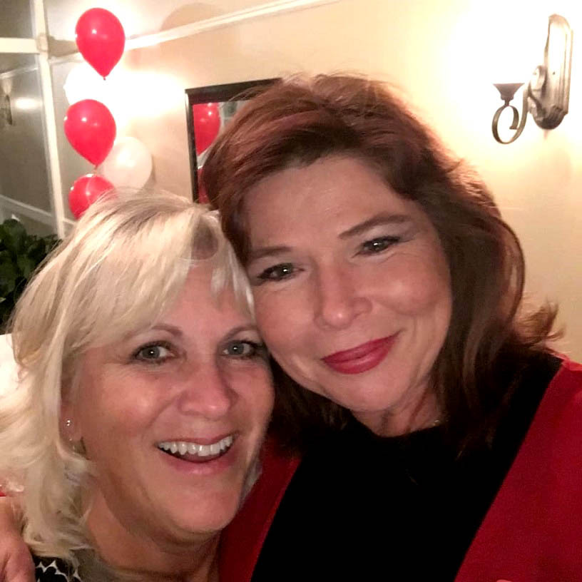 WHS79 40TH YEAR REUNION - Donna Mensinger Allen and Donna Hutchinson Rapuano