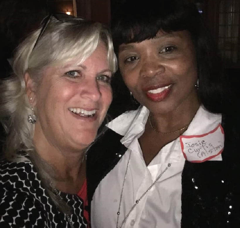 WHS79 40TH YEAR REUNION - Donna Mensinger Allen and Josephine Curtis Alston