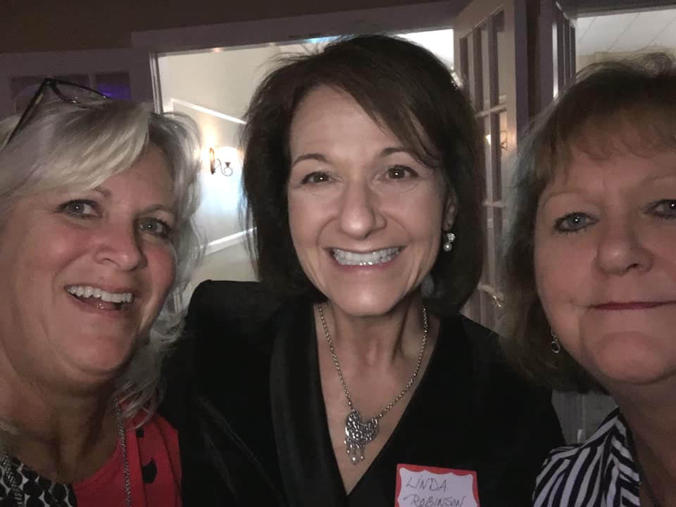 WHS79 40TH YEAR REUNION - Donna Mensinger Allen and Linda Robinson Hess and Nancy Skibicki