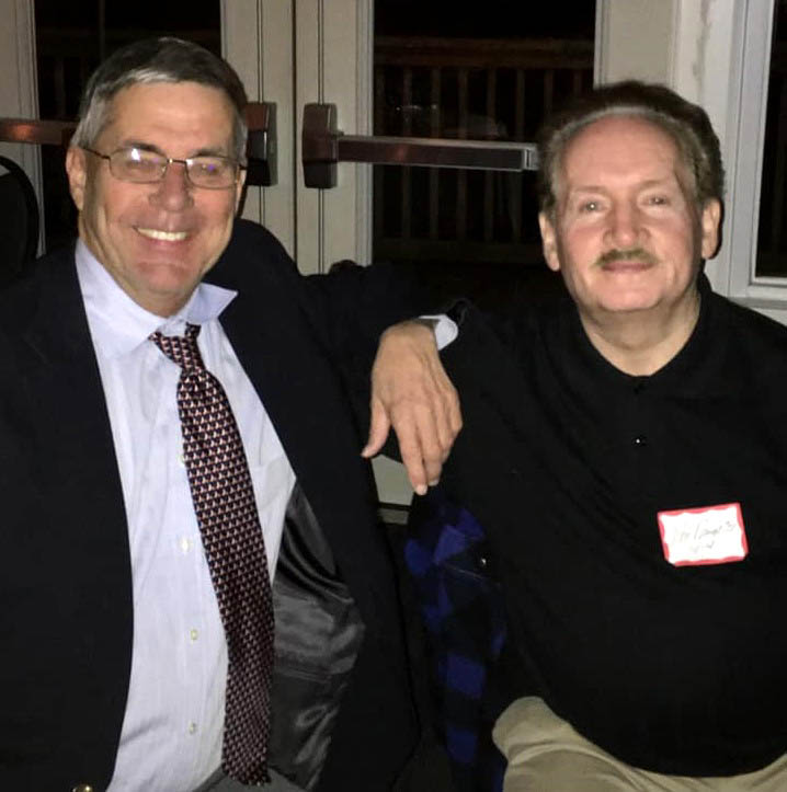 WHS79 40TH YEAR REUNION - Gene Kelleher and teacher Mr John Naughton