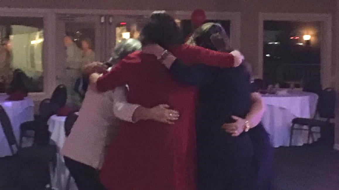 WHS79 40TH YEAR REUNION - Hugs at the end of the reunion