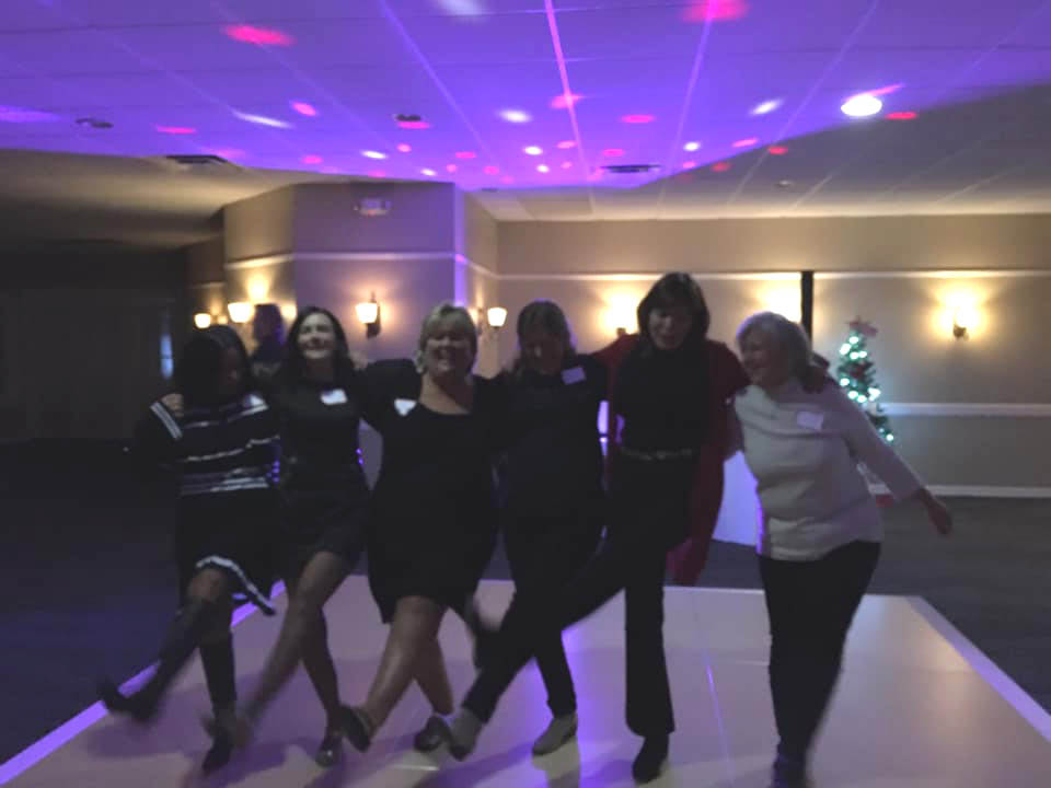 WHS79 40TH YEAR REUNION - Karen Susie Duvall Terri Rembecki Bourdon Lori Roberts Trincia Dineen Woods Donna Hutchinson Rapuano and Marianne Dolan